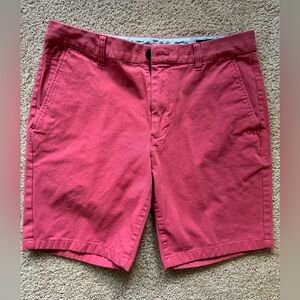 Bonobos Stretch Washed Chino Short 2.0 Slim, 32” Waist  7” Inseam in Slate Rose